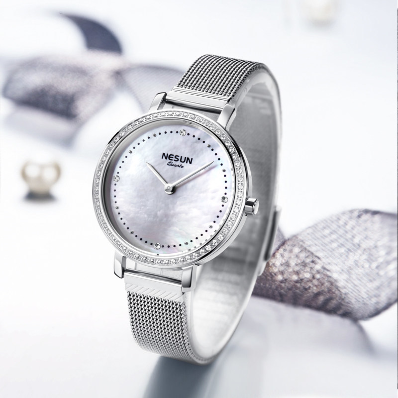 Luxury Watch Japan Brand - 스위스 NESUN 여성용 시계 일본 MIYOTA