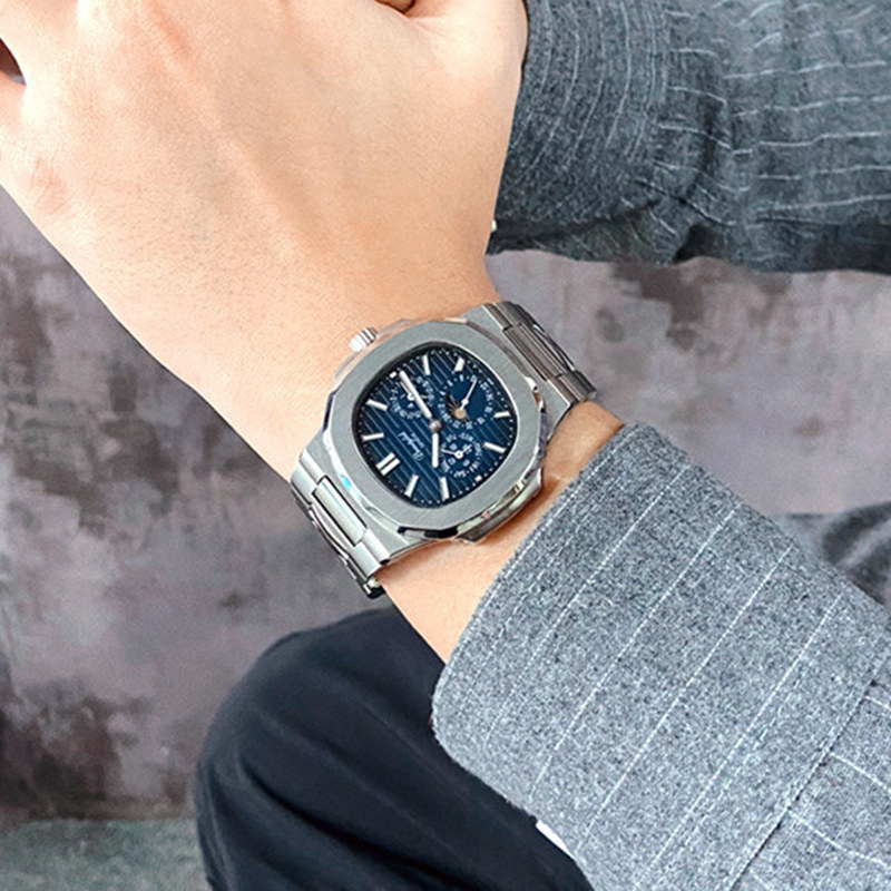Moonphase Complication Watch - 스위스 Rinifa 남성용 다기능 자동 시계