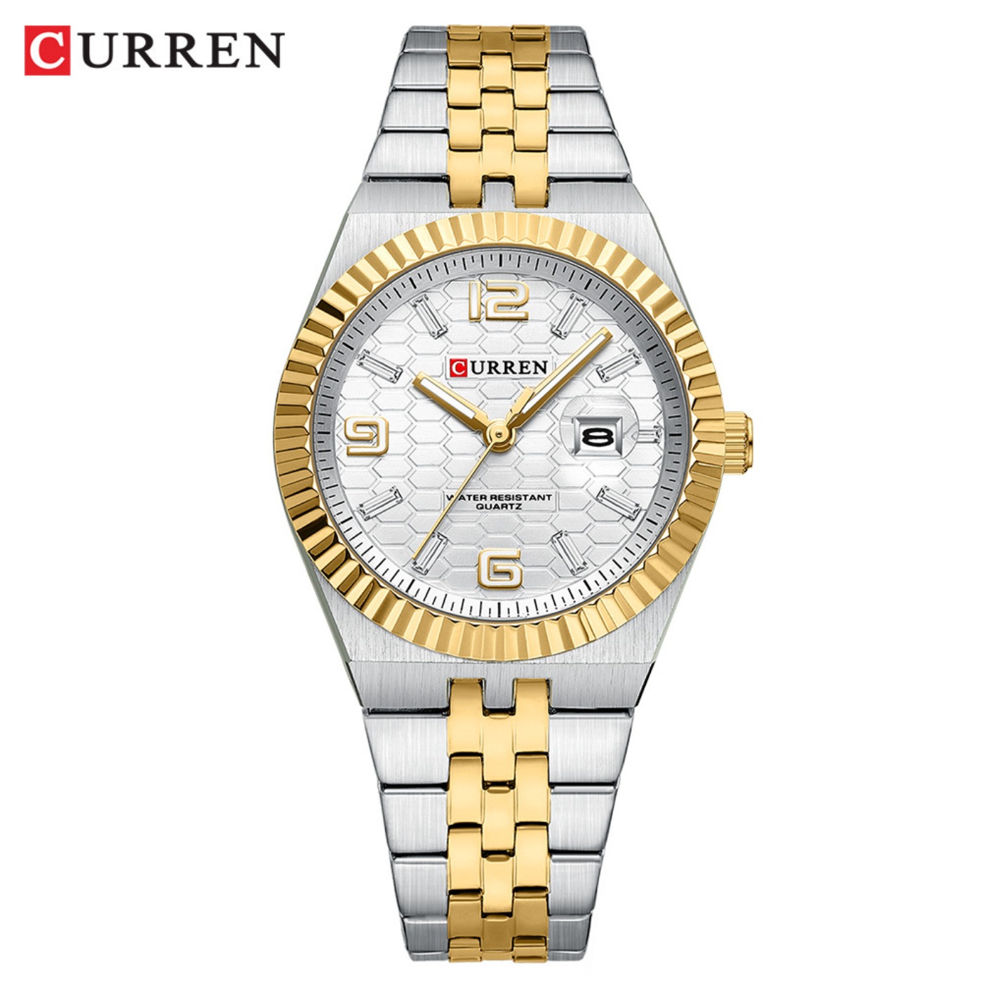 Luxury Watch - CURREN 여성용 시계 아날로그 쿼츠 방수