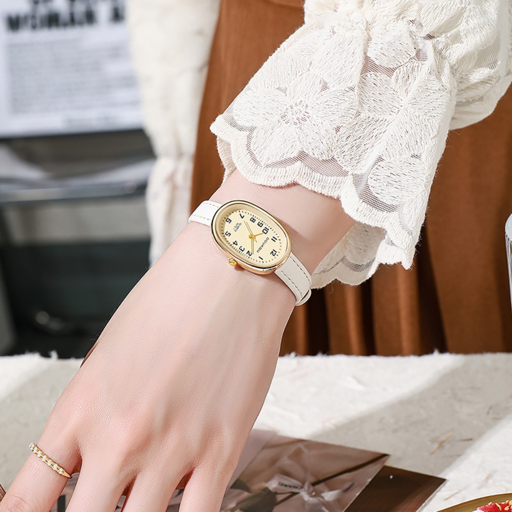 럭셔리 타원형 다이얼 여성 시계 패션 숙녀 선물 드레스 - Luxury Watch Leather 리뷰 및 가격