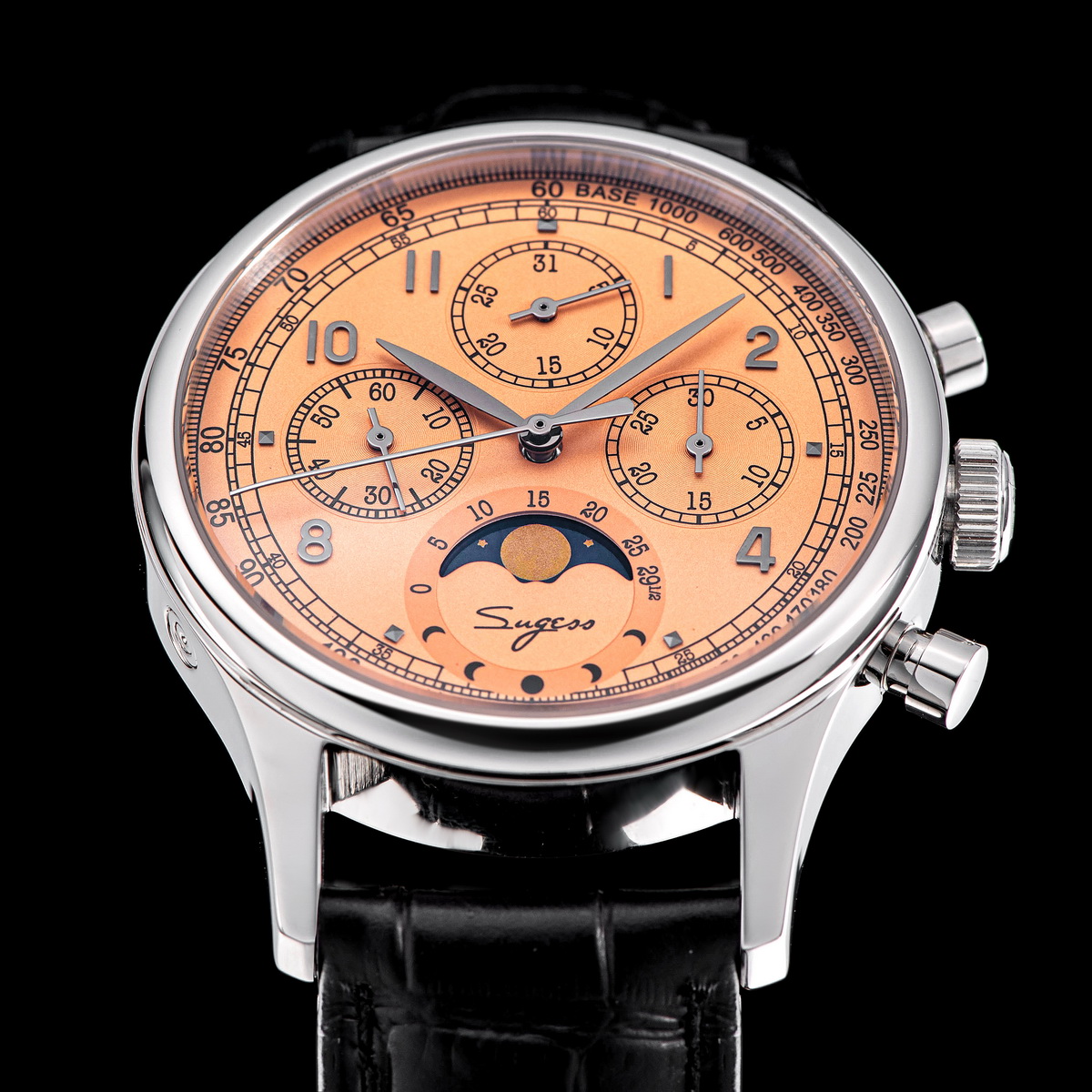 남성용 크로노그래프 Tianjin ST1908 Swan - Moonphase Complication Watch 리뷰 및 가격