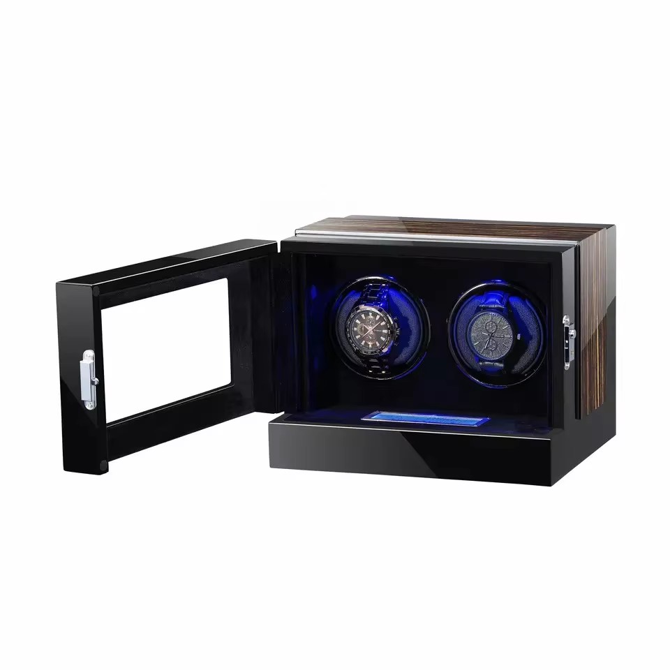 2슬롯 고급 보호용 시계 와인더 케이스, 맞춤형 로고, - Luxury Watch Winder 리뷰 및 가격