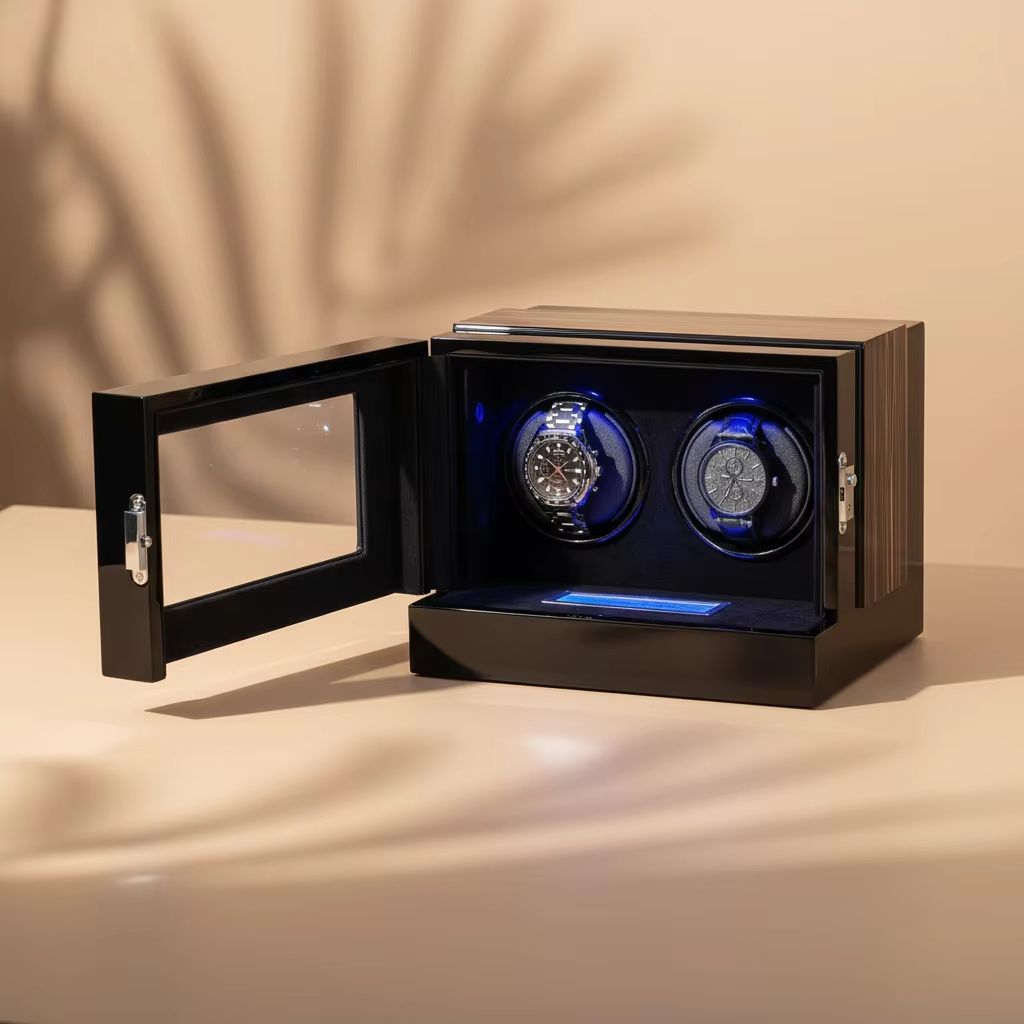 2슬롯 고급 보호용 시계 와인더 케이스, 맞춤형 로고, - Luxury Watch Winder 리뷰 및 가격