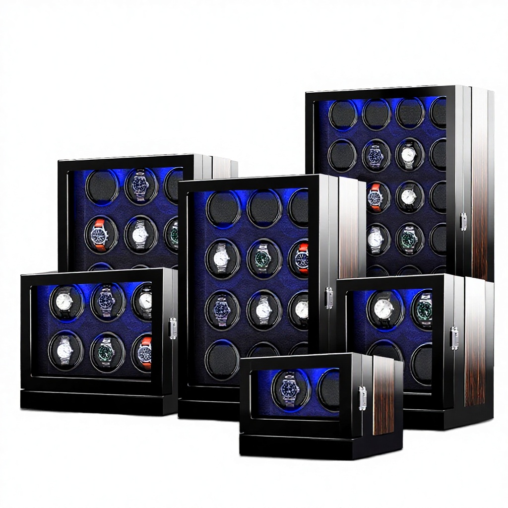 2슬롯 고급 보호용 시계 와인더 케이스, 맞춤형 로고, - Luxury Watch Winder 리뷰 및 가격
