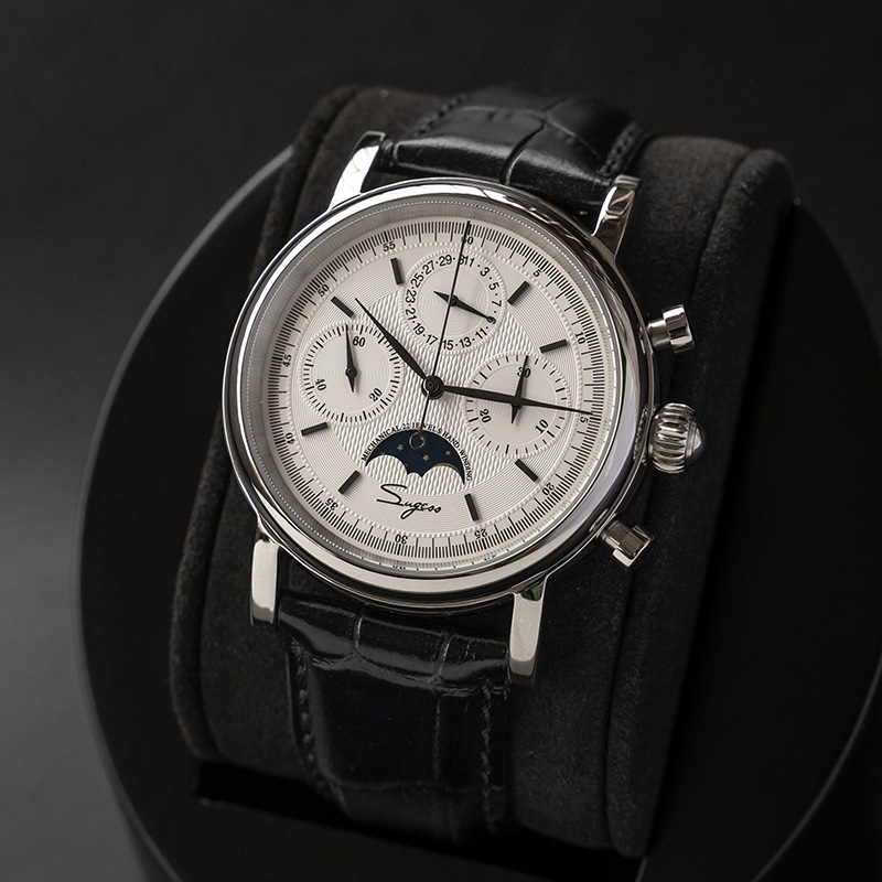 Sugess 남성용 시계 오리지널 무브먼트 ST1908 - Moonphase Complication Watch 리뷰 및 가격