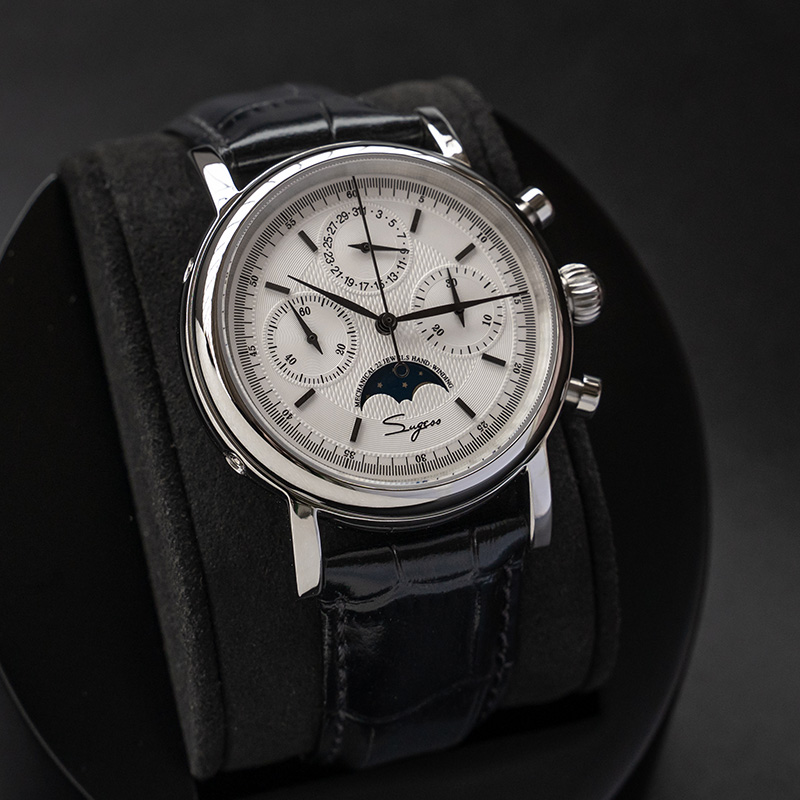 Sugess 남성용 시계 오리지널 무브먼트 ST1908 - Moonphase Complication Watch 리뷰 및 가격