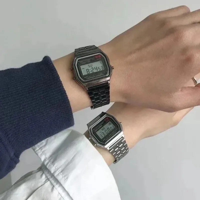 럭셔리 F91W 스틸 밴드 시계 LED 디지털 스테인레 - Luxury Watch Winder 리뷰 및 가격
