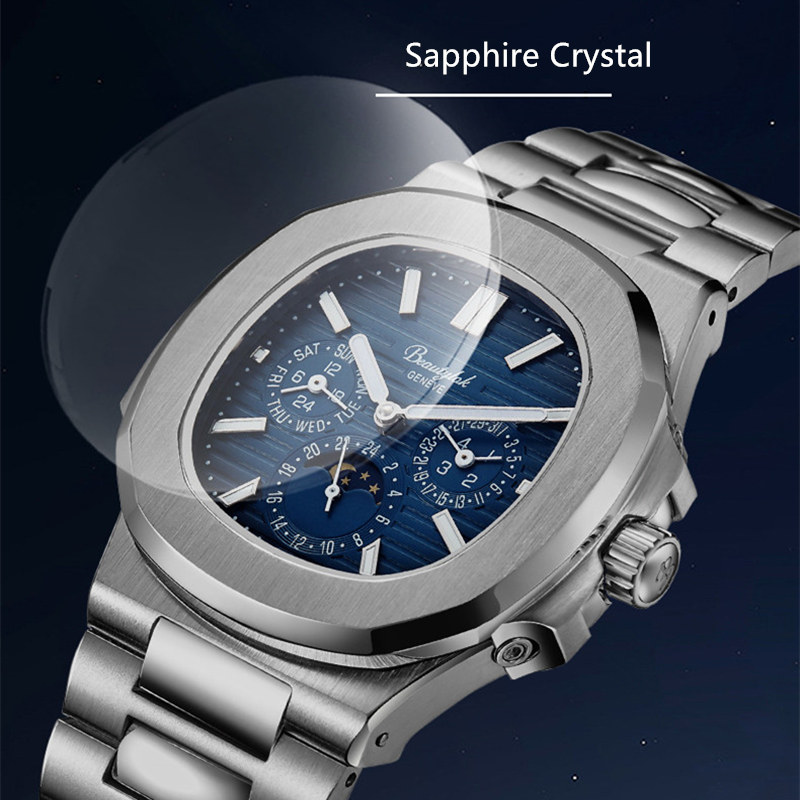 스위스 Rinifa 남성용 다기능 자동 시계 럭셔리 브 - Moonphase Complication Watch 리뷰 및 가격