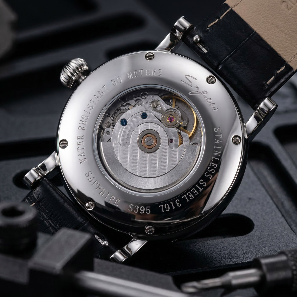 남성용 Sugess 시계 자동 기계식 시계 Moonph - Moonphase Complication Watch 리뷰 및 가격
