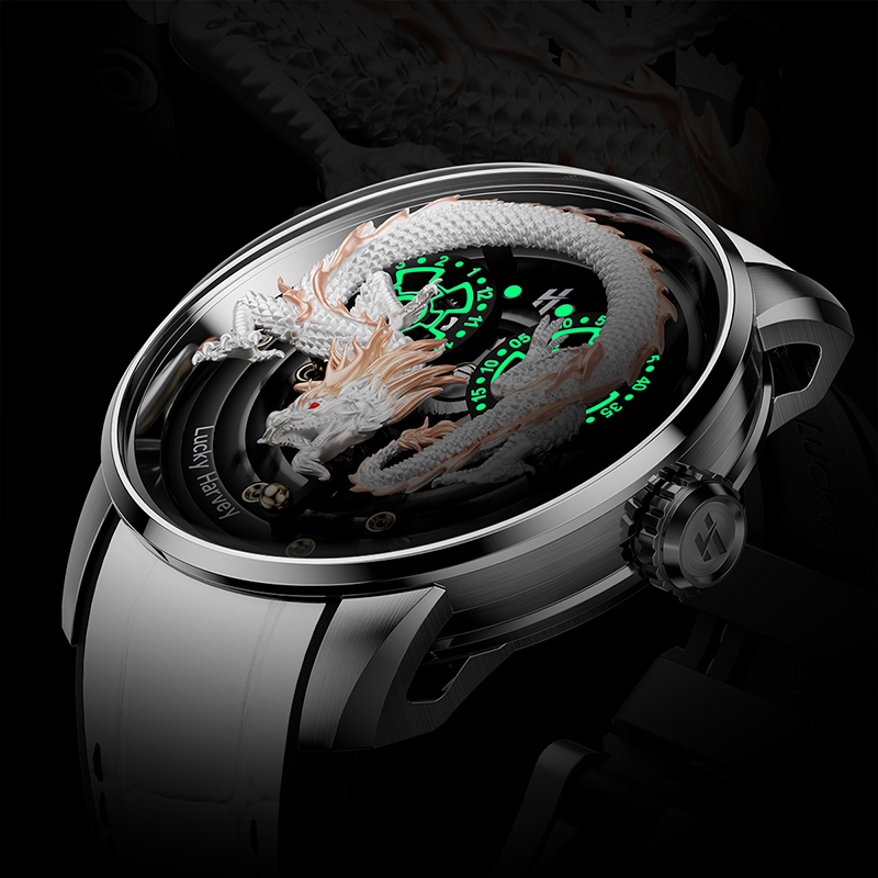 럭키 하비 럭셔리 차이나 드래곤 남성용 오토매틱 메카니 - Luxury Watch China 리뷰 및 가격