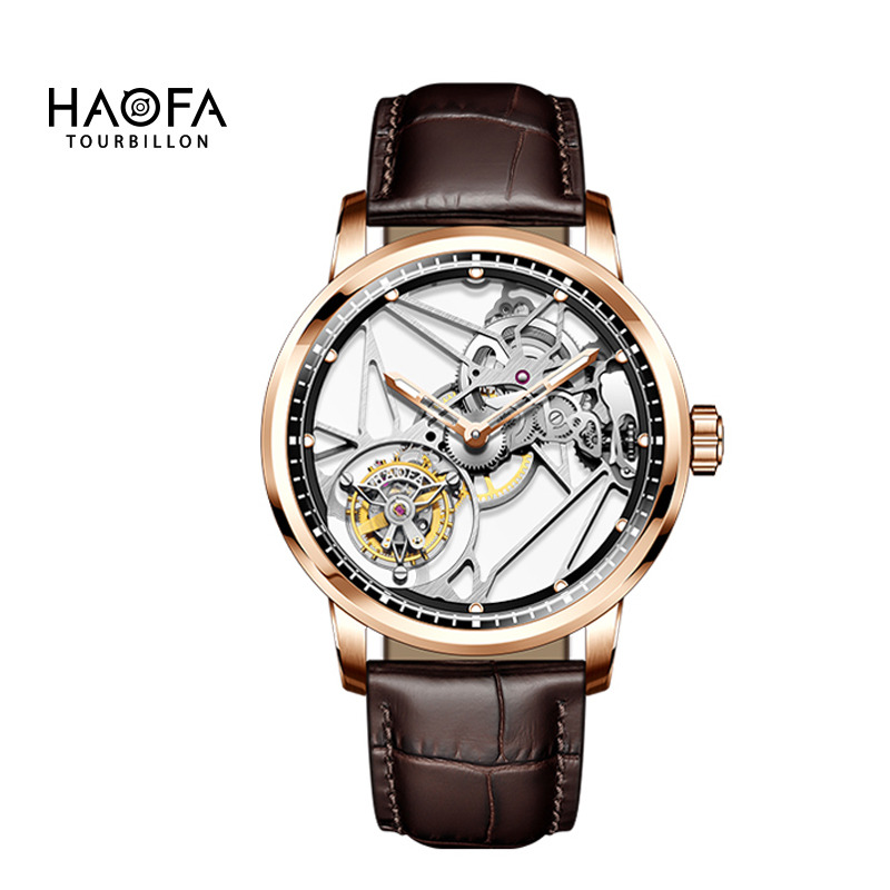 Haofa 럭셔리 리얼 뚜르비옹 무브먼트 남성용 시계  - Luxury Watch Leather 리뷰 및 가격