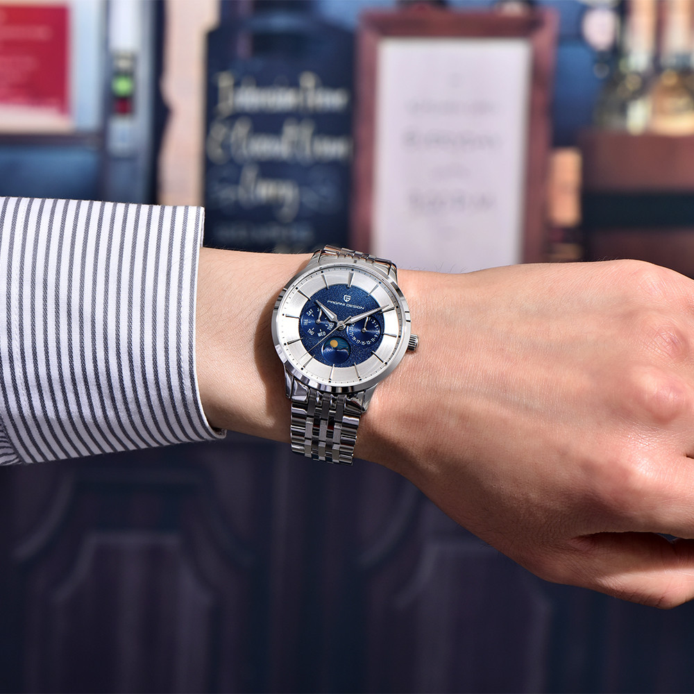 2025 파가니 디자인 신형 남성용 문페이즈 비즈니스  - Moonphase Complication Watch 리뷰 및 가격
