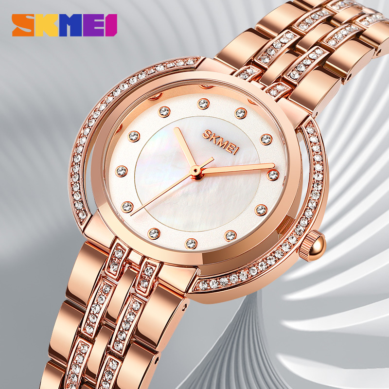 여성용 팔찌 쿼츠 시계 고급 라인스톤 다이얼 아연 합금 - Luxury Watch 리뷰 및 가격