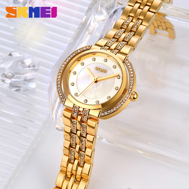 여성용 팔찌 쿼츠 시계 고급 라인스톤 다이얼 아연 합금 - Luxury Watch 리뷰 및 가격