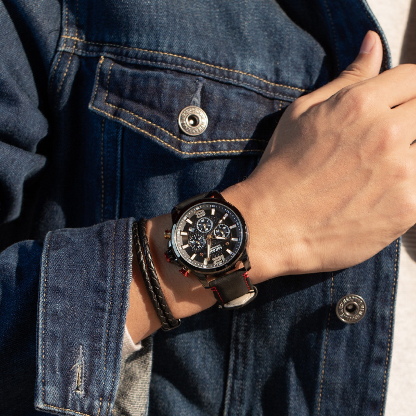 MEGIR 2020 럭셔리 시계 남성용 탑 브랜드 방수 - Luxury Watch Leather 리뷰 및 가격