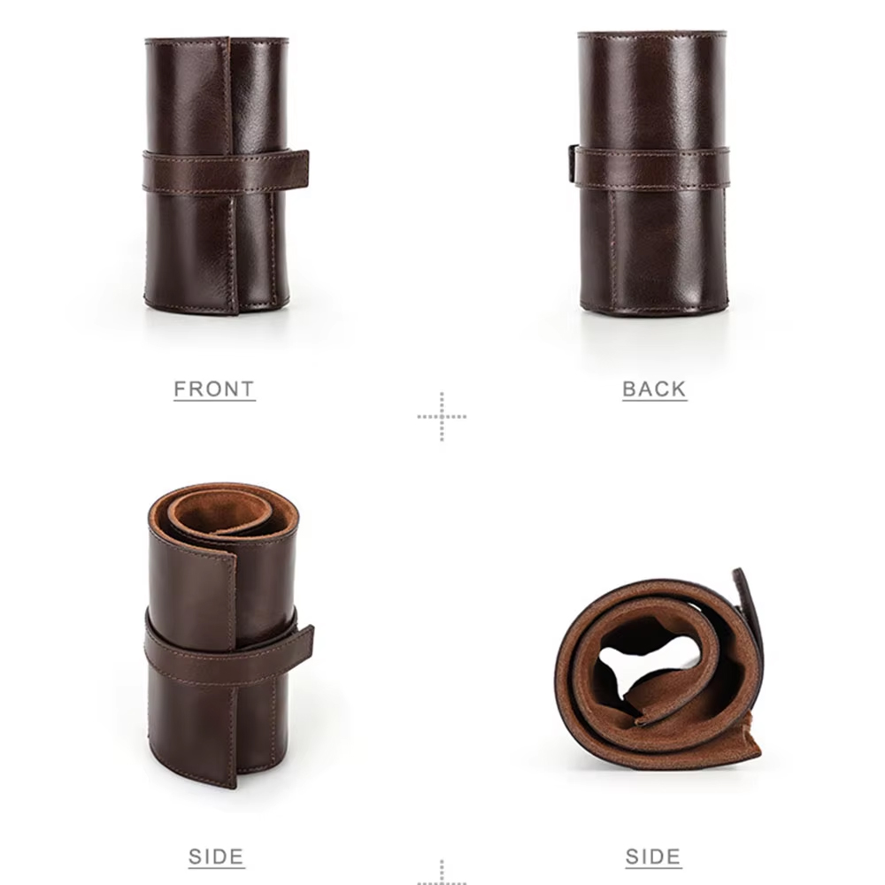 100% 정품 소가죽 시계 롤 케이스 6 슬롯 CONT - Luxury Watch Leather 리뷰 및 가격
